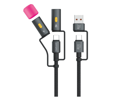 Kabel 4smarts Kabel USB-C Explorer 4w1 60W 1m czarny
